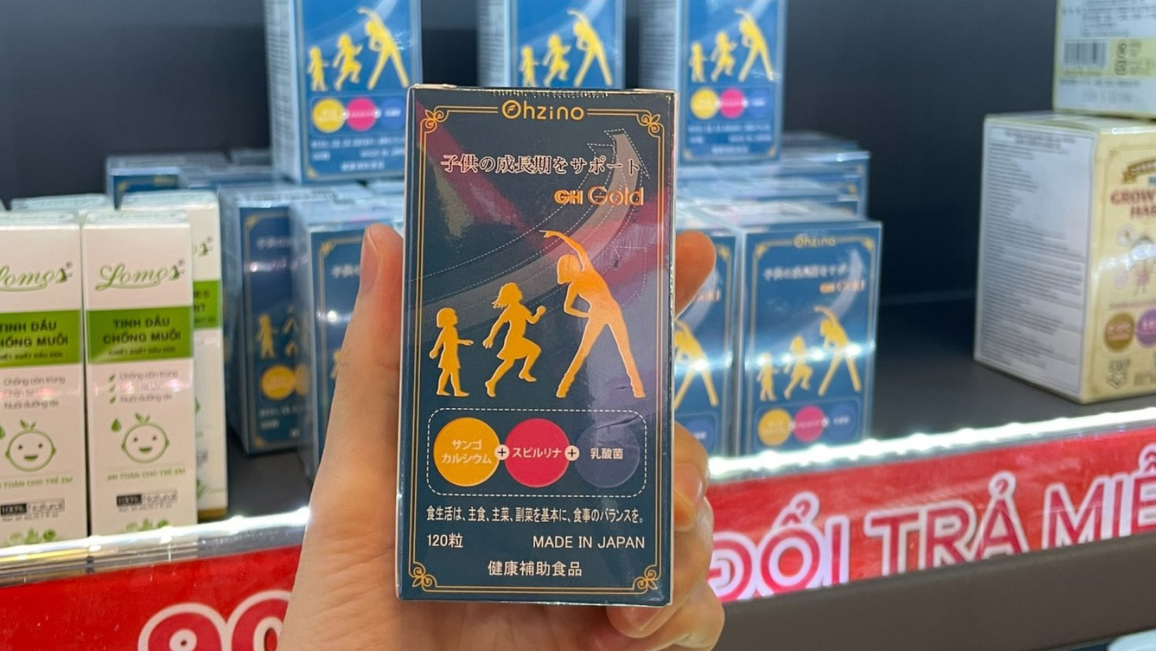 Mở bán Viên uống hỗ trợ tăng chiều cao GH Gold nhân dịp Japana khai trương cửa hàng mới
